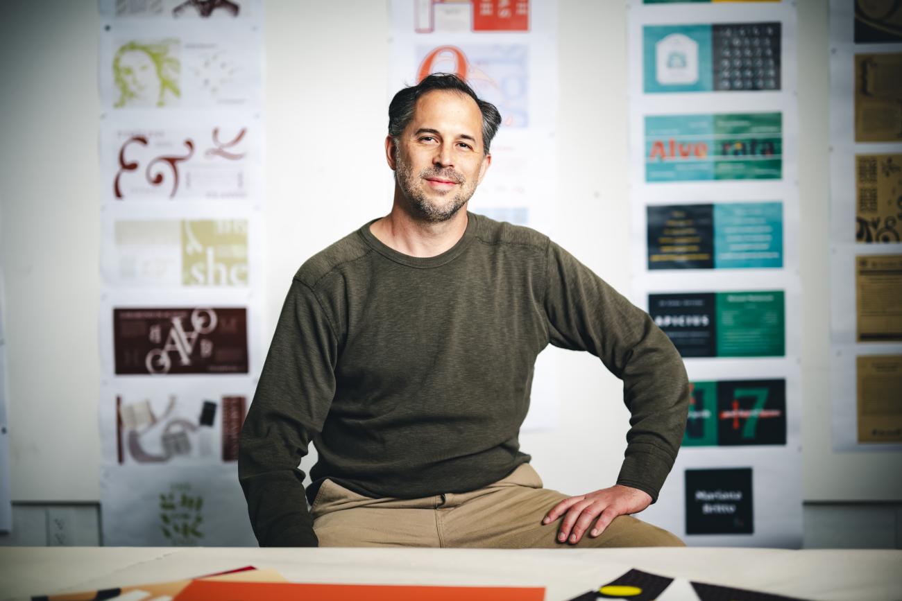 Kevin Lahoda, assistant professor of design in Lehigh's department of art, architecture, and design.
